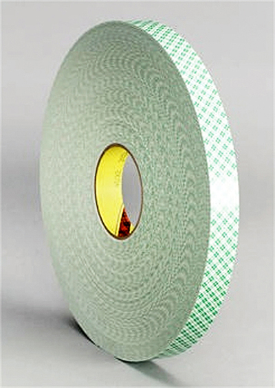 3M White Foam Tape .062" x 1" x 36 Yd